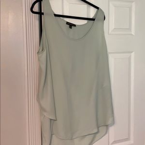 Mint green banana republic layered tank